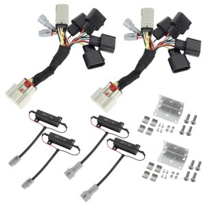 Ford F-250 LED Tail Lights - Rear - ORACLE Lighting - Flush Mount, Black Series - Black - `17-`22